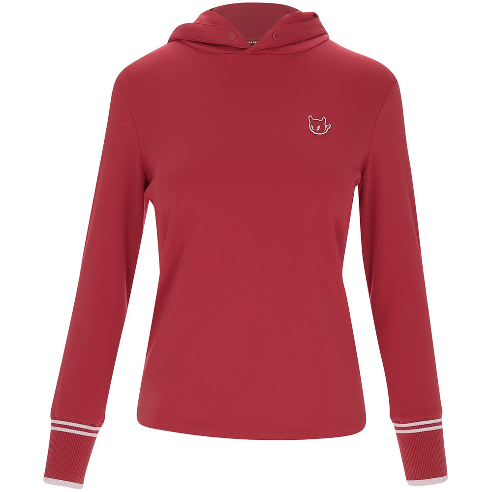 Women's Slogan Jersey Hooded Pullover