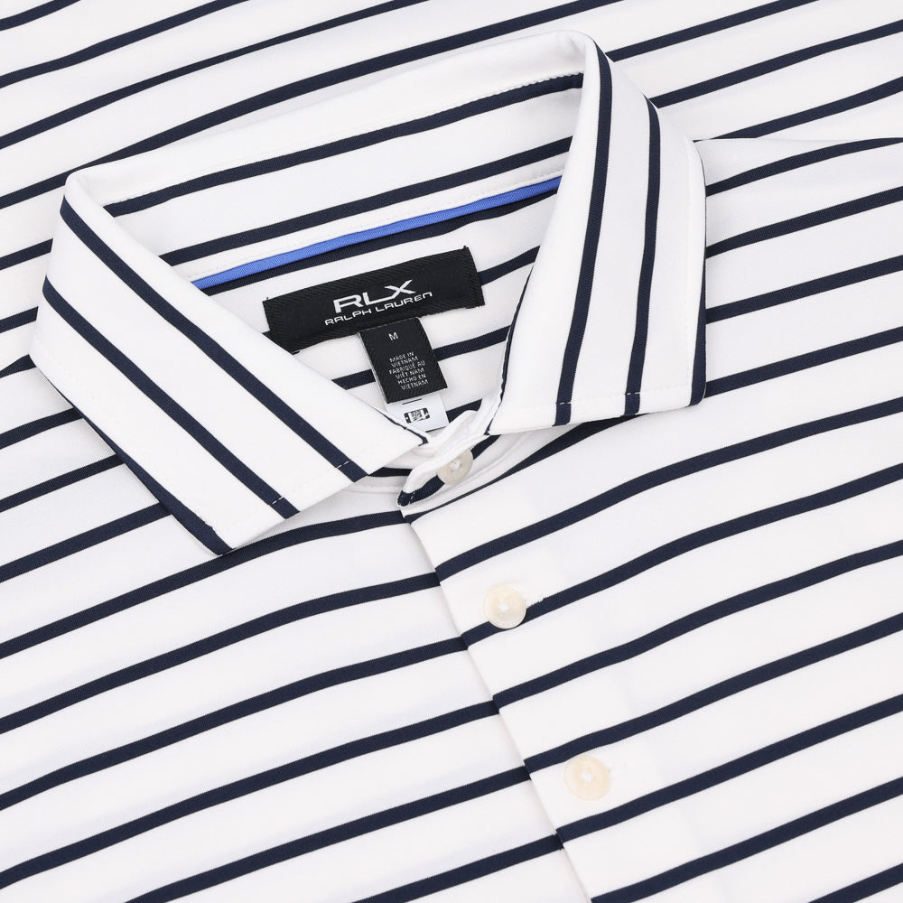 Lightweight Airflow Center Stripe Polo
