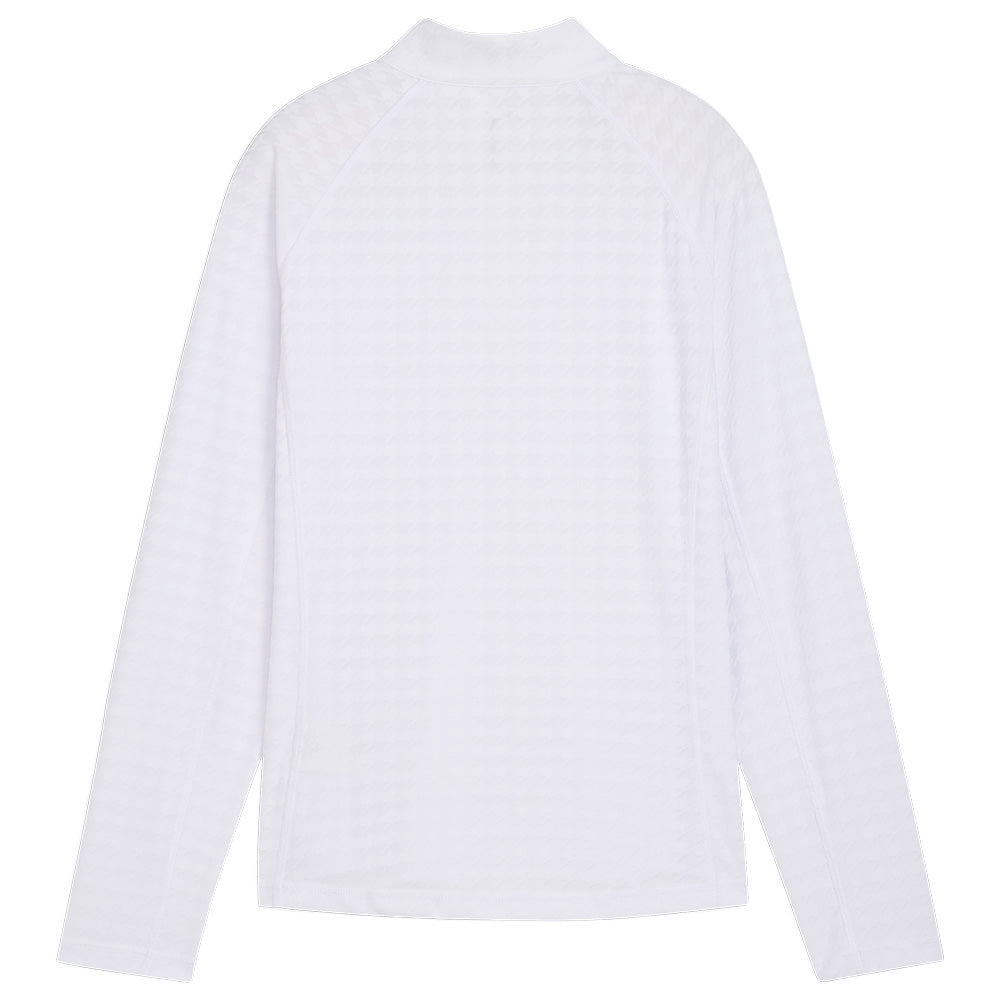 Women's Houndstooth 1/4 Zip Pullover