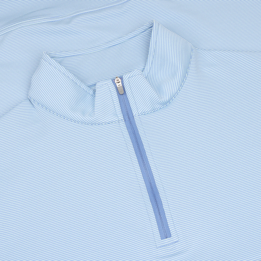 Perth Sugar Stripe Performance 1/4 Zip Pullover