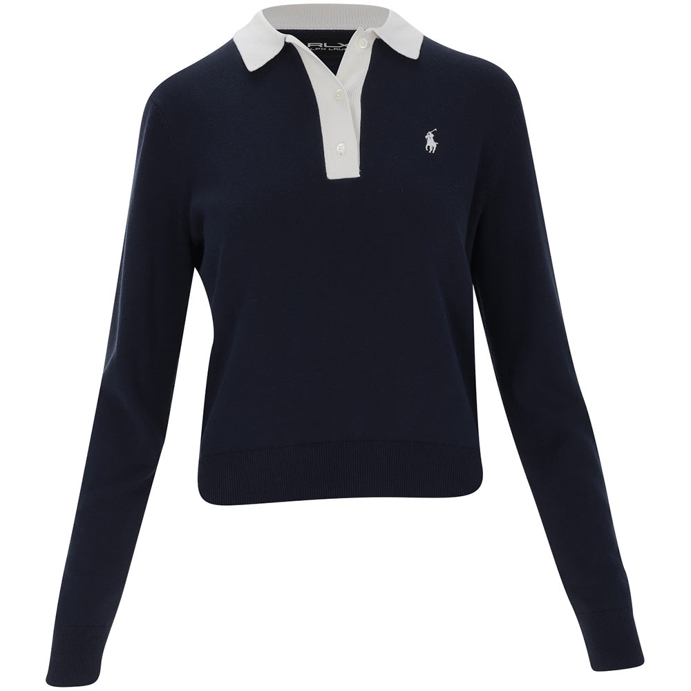 RLX Ralph Lauren Women's Performance Polo-Collar Sweater – Fairway