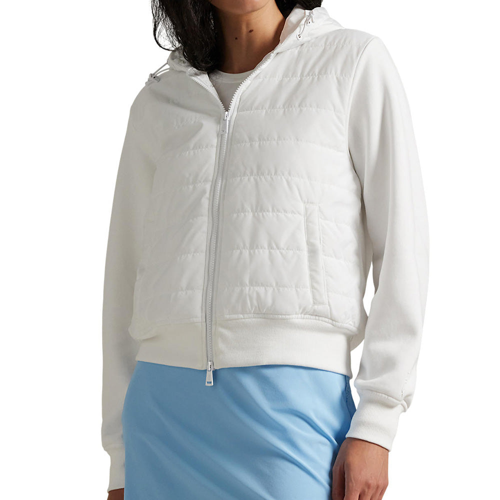 Women's Hybrid Fleece-Quilted Full Zip Hoodie
