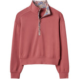 TravisMathew x Liberty London Women's Wharfedale Field Print 1/2 Zip Pullover