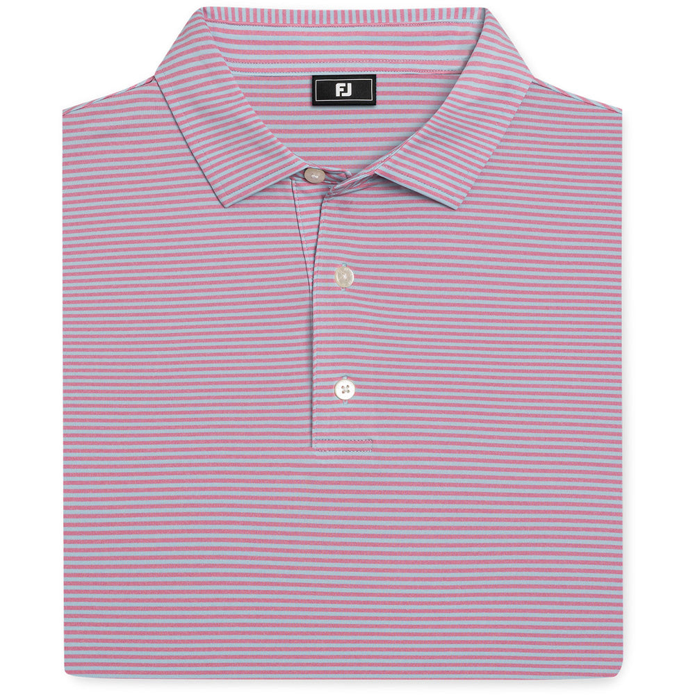 Heather Feeder Stripe Polo
