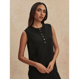 Women's Marla Button Placket Tank Top