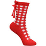 Women's Check Ribbon Socks