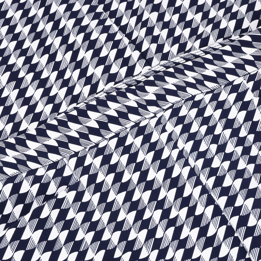 Women's Geo-Print Stretch-Twill Pants