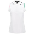 Women's Tailored Fit Sleeveless 1/4 Zip Polo - Fairway Styles