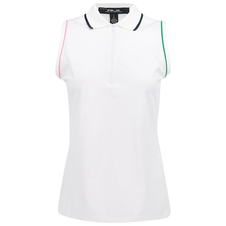 Women's Tailored Fit Sleeveless 1/4 Zip Polo - Fairway Styles