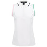 Women's Tailored Fit Sleeveless 1/4 Zip Polo - Fairway Styles