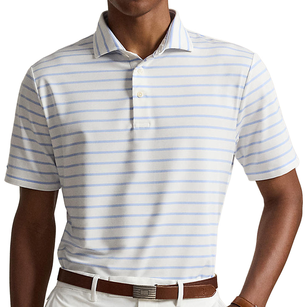 Classic Fit Performance Stripe Polo