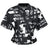 Women's Amila Print 1/4 Zip Polo - Fairway Styles