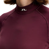 Women's Ella Compression Mock Neck Top