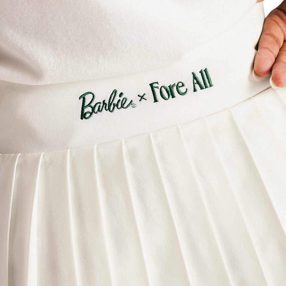 Fore All x Barbie™ Women's Palm Pleat Skort