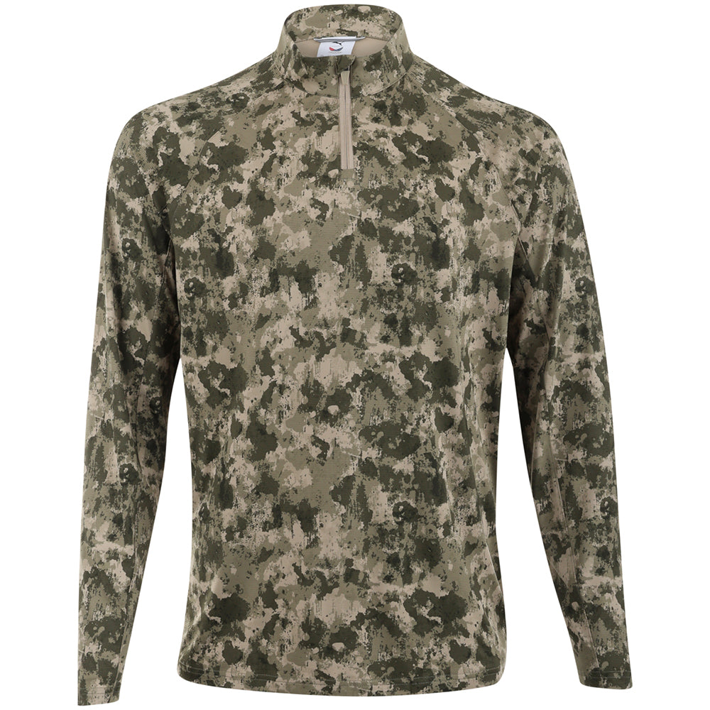 Camo 1/4 Zip Pullover