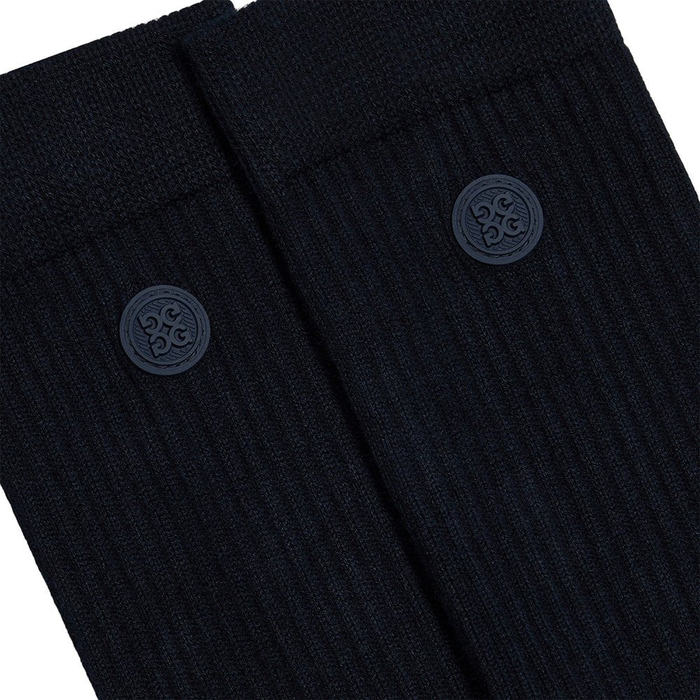 Logo Solid Crew Socks