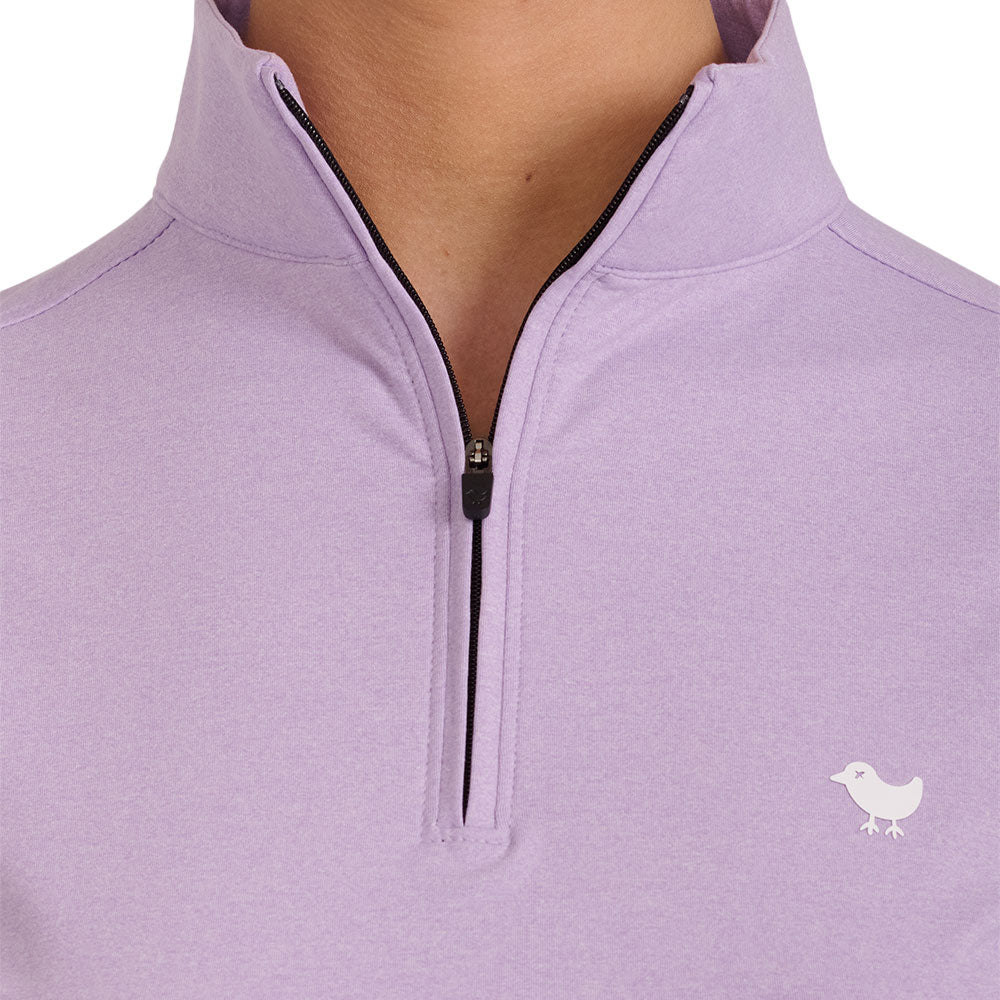 Women's Purple Rose 1/4 Zip Pullover - Fairway Styles