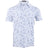 Floral Print Tech Jersey Polo - Snow/Twilight