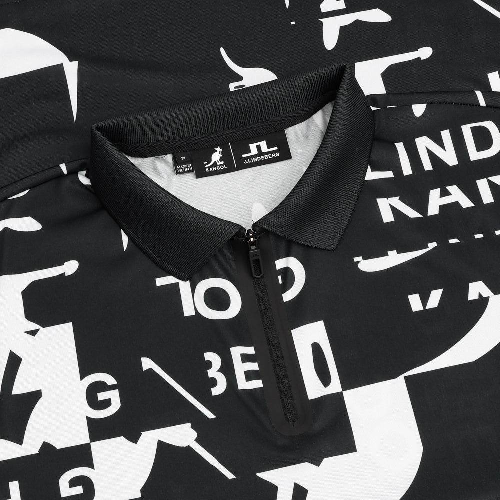 Miro Print 1/4 Zip Polo - Fairway Styles