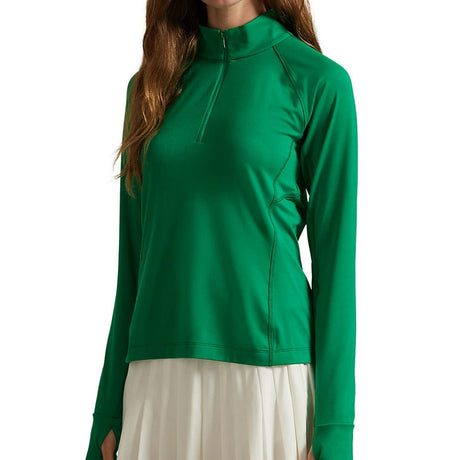 Women's Stretch Jersey 1/4 Zip Pullover - Fairway Styles