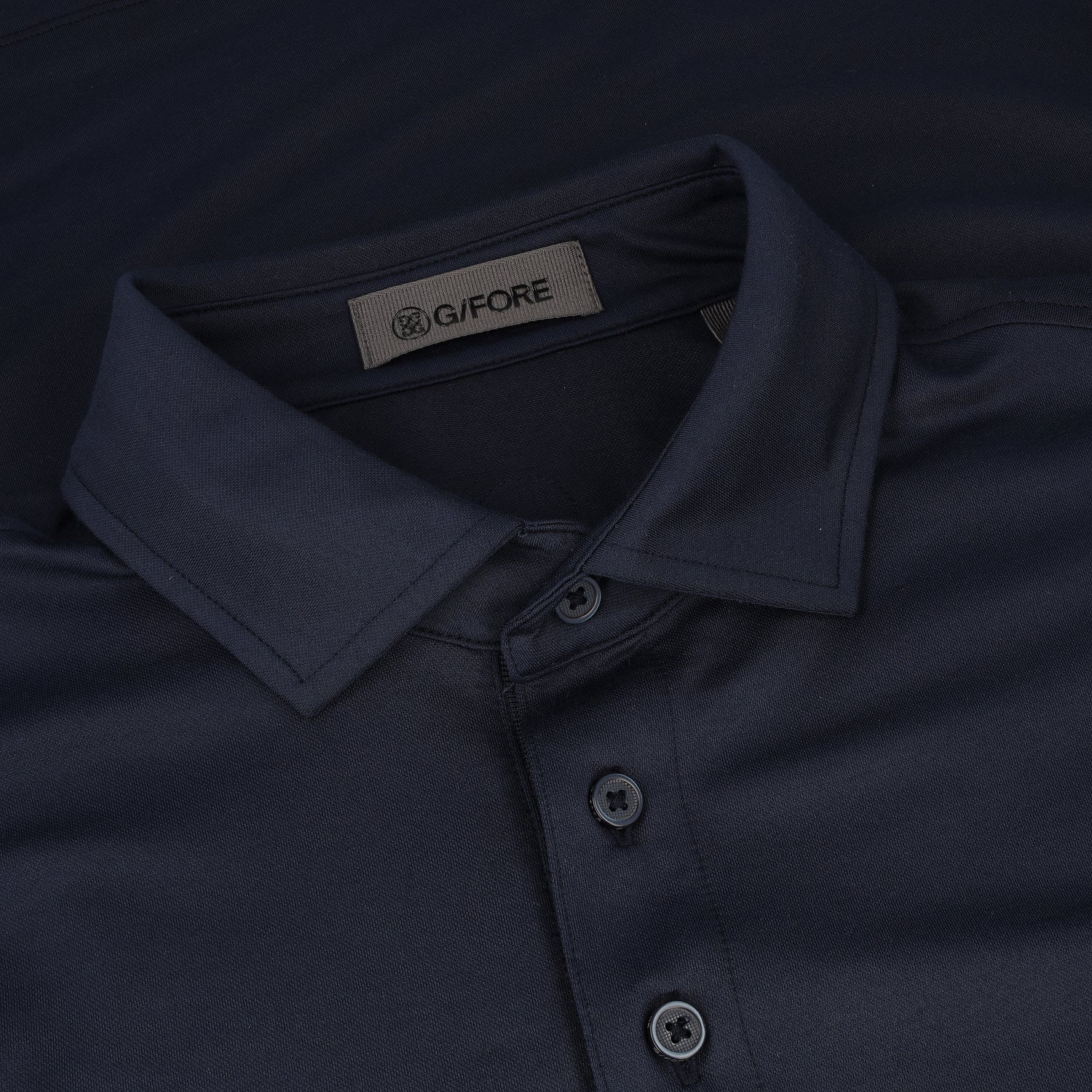 Cotton Stretch Long Sleeve Polo