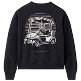 Women's Black Knit Intarsia Sweater