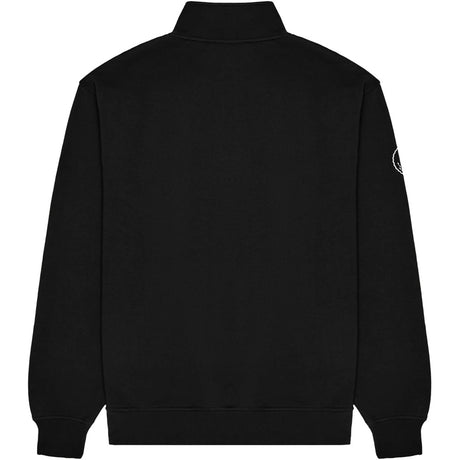Collegiate 1/4 Zip Stand Collar Sweatshirt