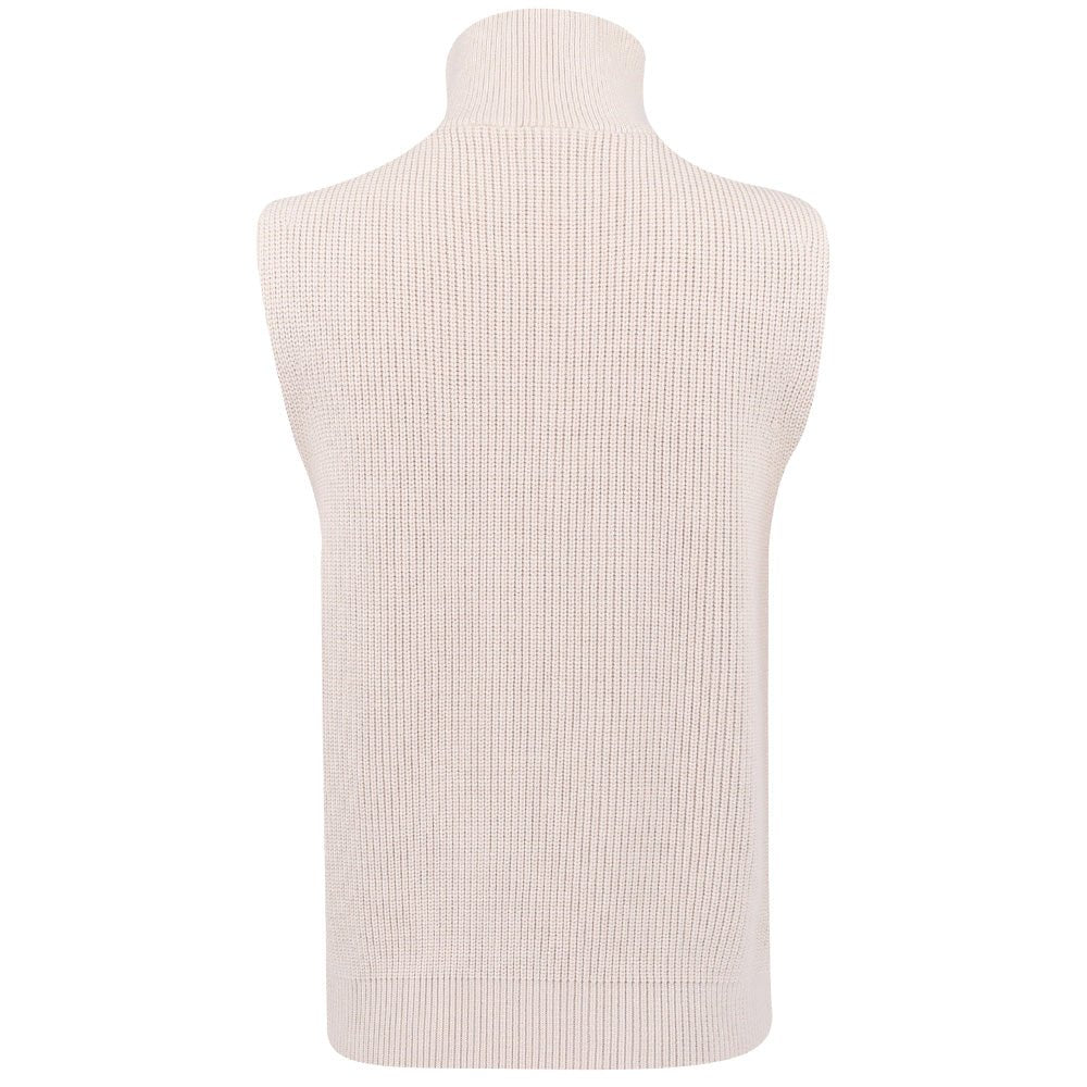 Women's Amina Knit Sleeveless 1/2 Zip Sweater