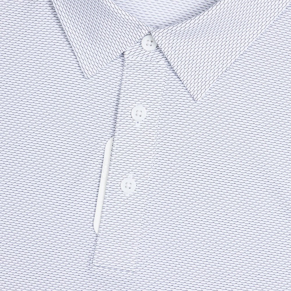 Fine Stretch Jacquard Polo - Fairway Styles