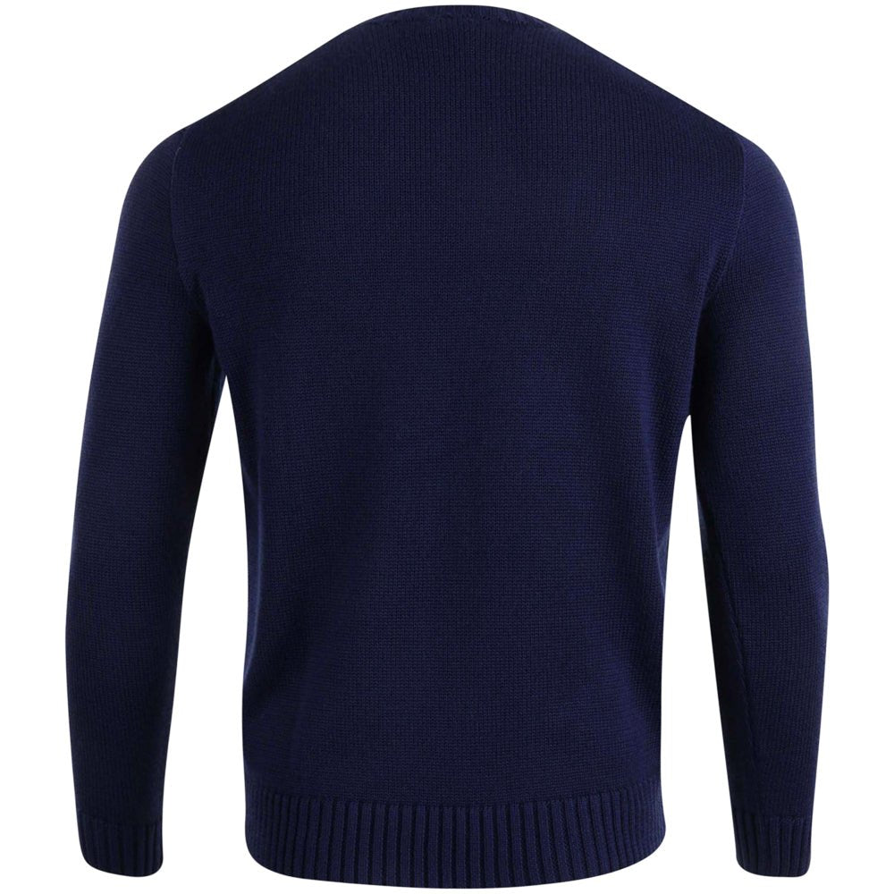 Merino Coolmax Bear Crewneck Sweater