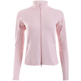 Women's Cable Stretch Mock Neck Jacket