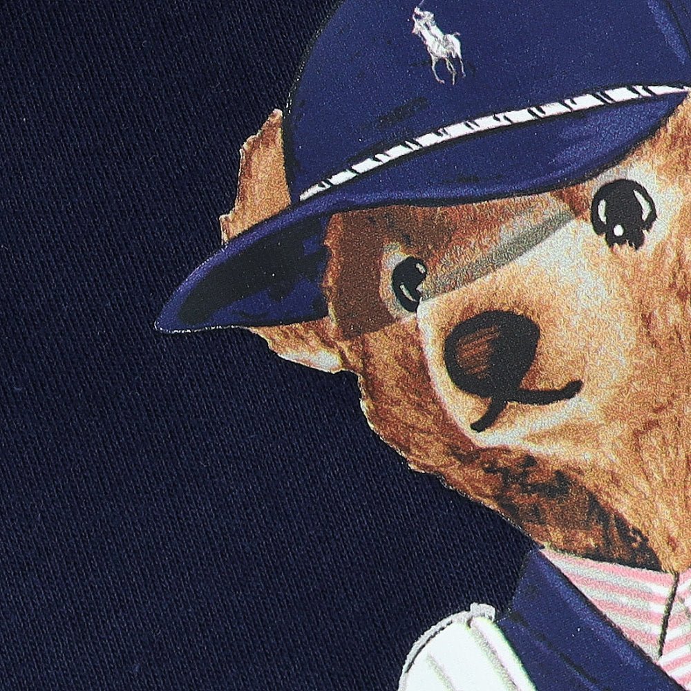 Polo Bear Jersey Long Sleeve Hooded T-Shirt - Fairway Styles