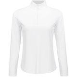 Women's Long Sleeve Mock Neck Top - Solid