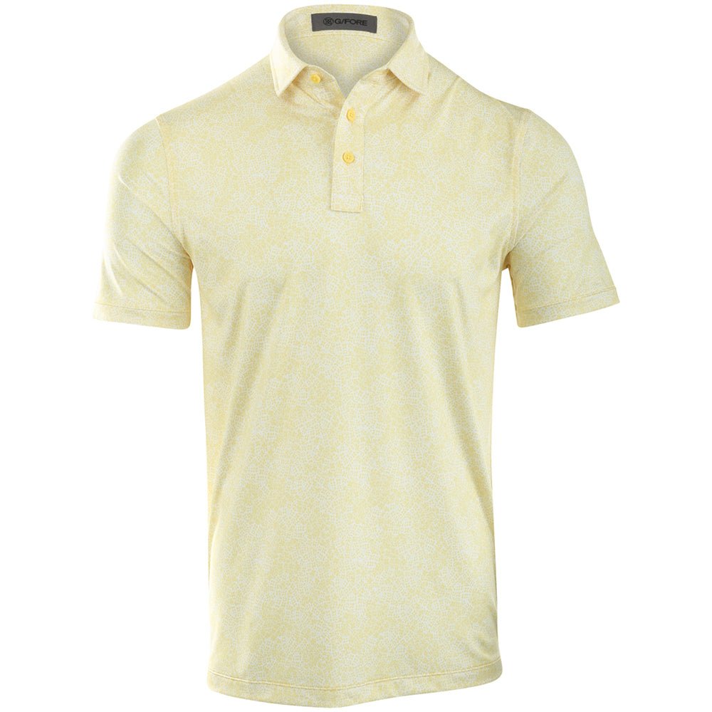 Hydrangea Print Tech Jersey Polo
