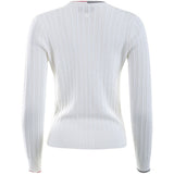 Women's Cable Knit Cashmere V-Neck Sweater