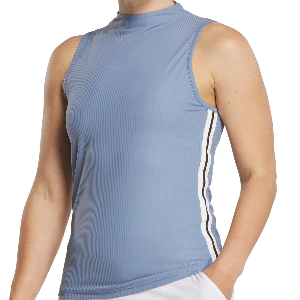 Women's Sleeveless Funnel Neck Shirt