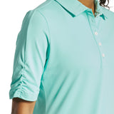 Women's Ruched 1/2 Sleeve Shirt