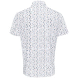 Lightweight Airflow Print Polo