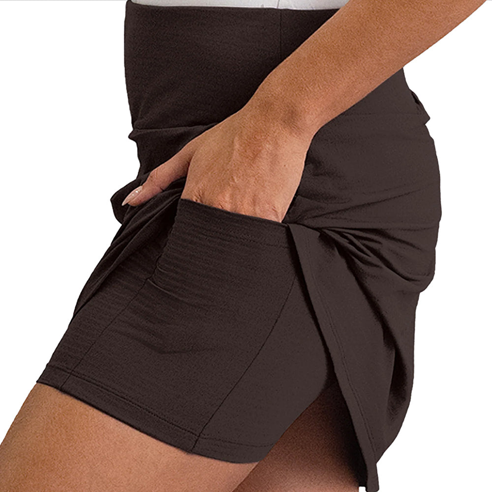 Women's Solid A-Line Skort