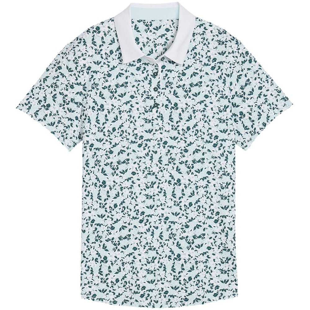 Women's Floral Burst Polo - Fairway Styles