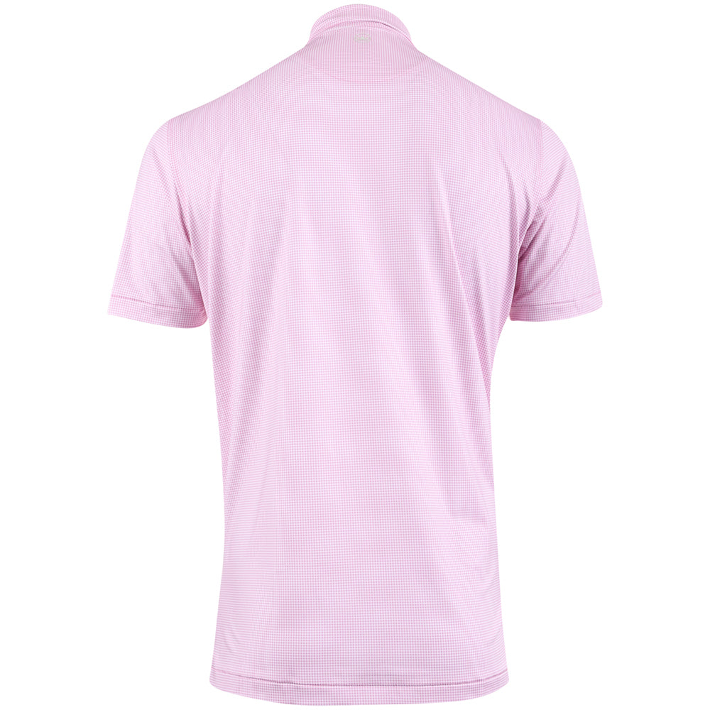 Gingham Performance Jersey Polo