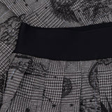 Women's Moon Diamond Plaid Leo Skort