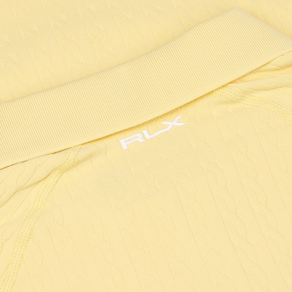 Women's Cable Long Sleeve 1/4 Zip Polo