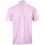 Gingham Performance Jersey Polo
