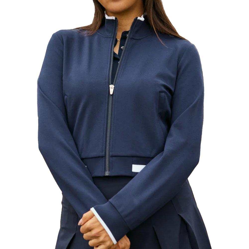 Greyson Clothiers Women's Drea Varsity Bomber Jacket Fairway Styles