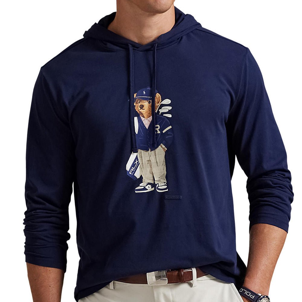 Polo Bear Jersey Long Sleeve Hooded T-Shirt