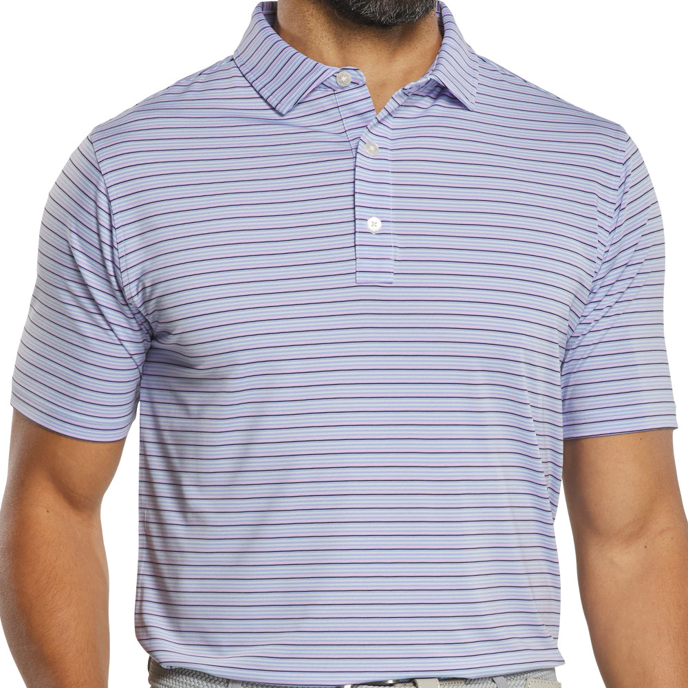 Multi-Stripe Lisle Polo