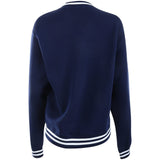 Women's Polo Bear Fleece V-Neck Pullover