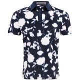 Blur Floral Tech Jersey Polo