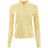 Women's Cable Long Sleeve 1/4 Zip Polo - Wicket Yellow